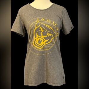 Jaguar Graphic Gray Women's Short Sleeve Tee